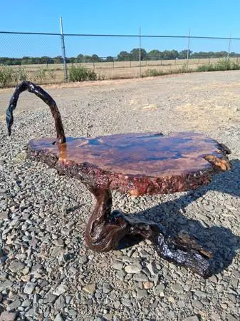 Epoxy art table