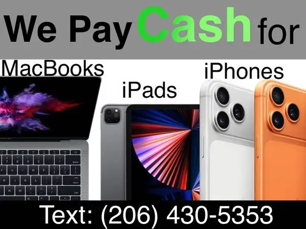 We Pay Cash (same day) for MacBook Pro, iPhone 17 pro max, iPad Pro
