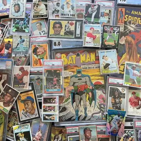PAYING TOPP $$ FOR SPORTS CARDS AND COMICS