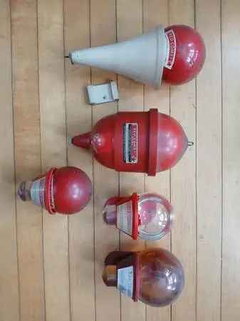 5 Red Comet Fire Extinguishers