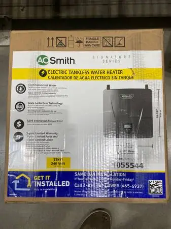 Tankless Water Heather A.O. Smith