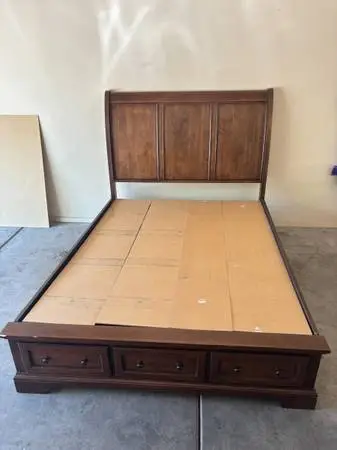Costco Sleigh Bed Frame - Queen Size - $417/OBO