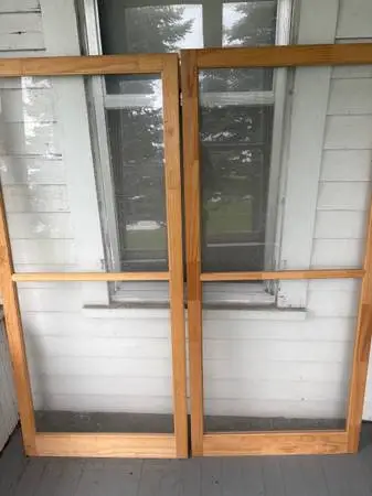 Brand new storm windows