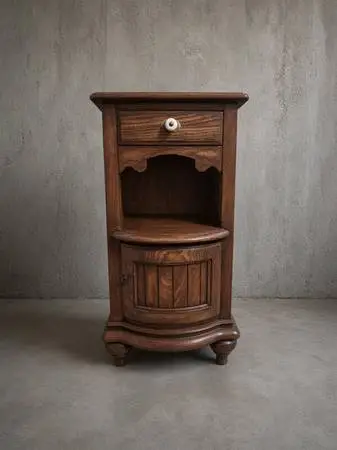 Oak bedside cabinet