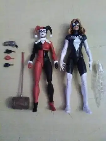 DC Harley Quinn/Marvel Legends Spider-Woman Figure