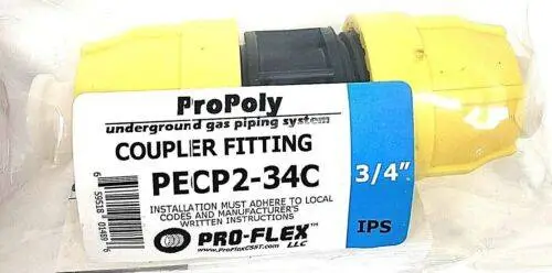 gas line coupling 3/4 inch