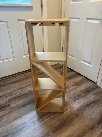 Maple wine storage rack