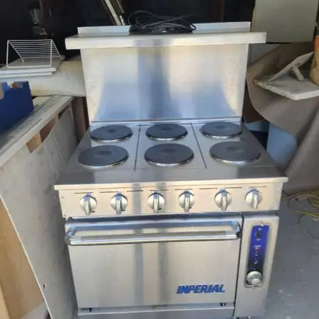 Imperial commercial electric stove