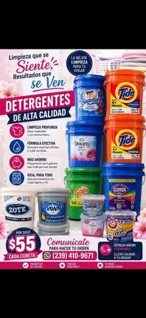 Laundry soap like Tide Downy Gain