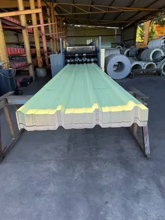 Mixed color R-panel cut to length $1.50 per linear ft @3232 riner st houston tx