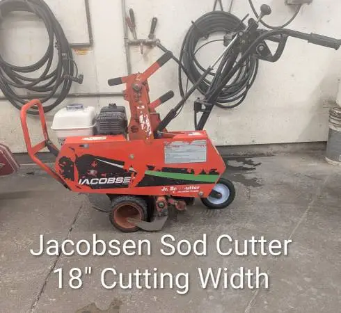 Jacobsen Sod Cutter 18 Cutting Width