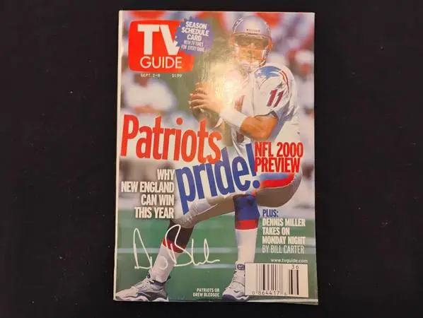 Patriots Drew Bledsoe NFL Preview TV guide