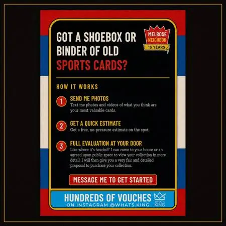 BUYING SPORTS CARD COLLECTION - Offering TOP Dollar CASH - Fair Offers