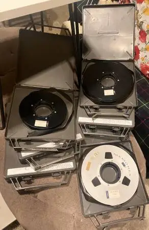 6 Vintage MEMOREX Reels