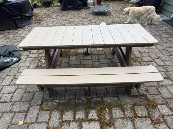 Polywood Picnic Table with Cover