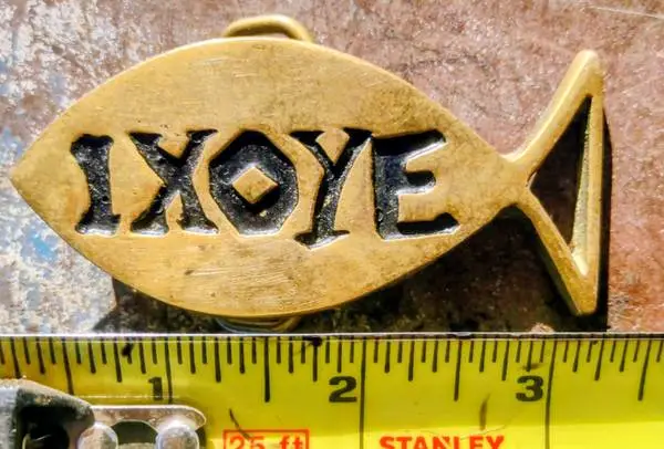 IXOYE Vintage Brass Belt Buckle