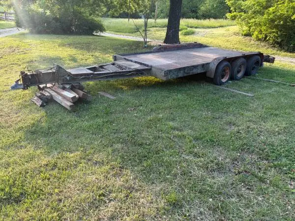 Three axle all steel trailer