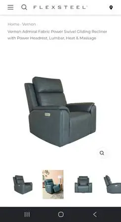 Flexsteel 1592 Vernon/Power Recliners
