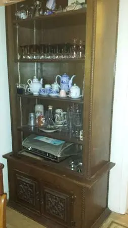 Vintage Hutch and Cabinet