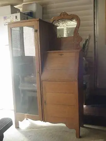 Antique Oak Secretary