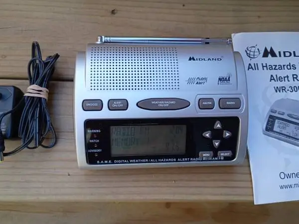 Midland WR300 Public Alert Weather Radio with SAME and AM/FM