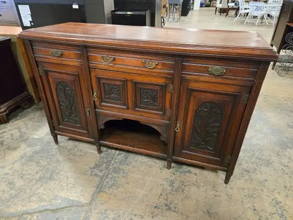 Habitat for Humanity Restore – Antique Carved Sideboard/Cabinet