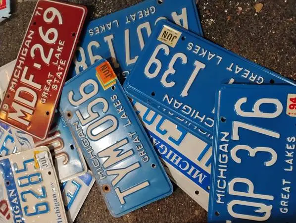 Always buying license plates