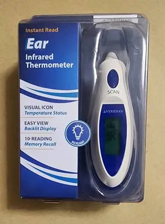 Veridian Infrared Ear Thermometer, Instant Read