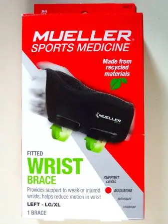 Mueller Wrist Brace, Curling Iron