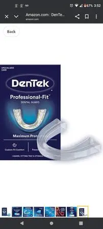 Dentek professional fit dental guard brand new in the box condition ma