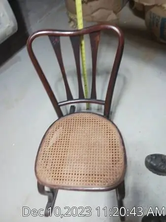 antique childs rocker