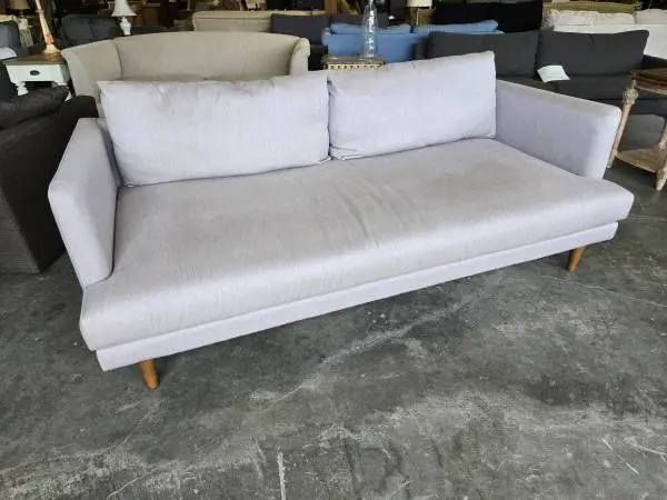 Habitat for Humanity Restore – Joybird Gray Lewis MCM Style Sofa