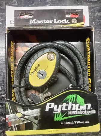 Master Lock Python Adjustable Locking Cable