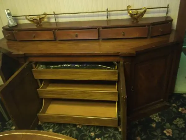 Wood buffet