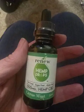 Renew Citrus Mint 500mg Hemp Drops