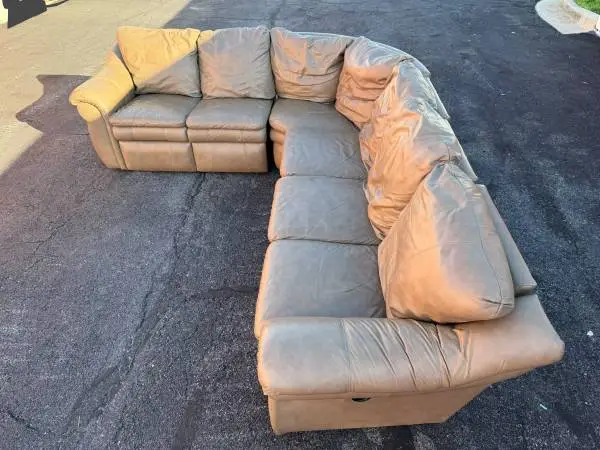 Leather Sectional La-Z-Boy