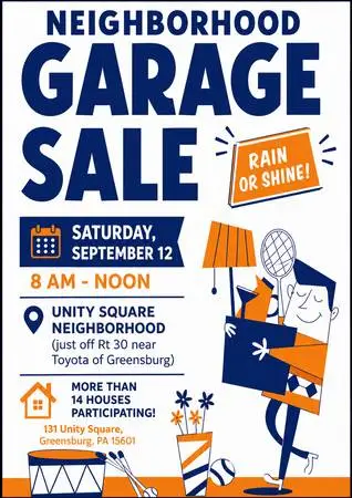 Unity Square Neighborhood Garage / Yard Sale