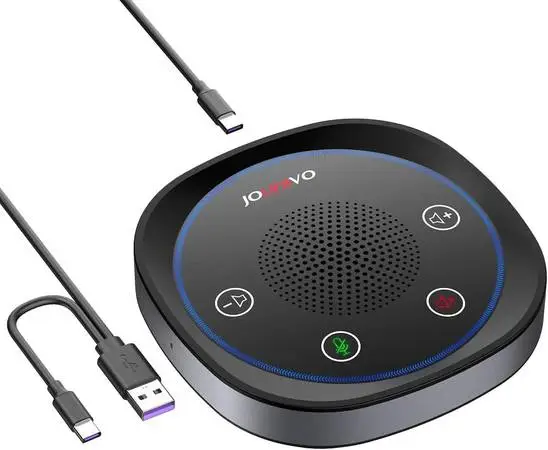 JOUNIVO USB Speakerphone, Conference Omnidirectional Computer Speaker