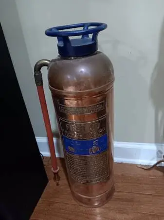 Antique fire extinguisher