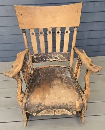 1 antique rocking chairs