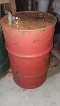 Vintage CENEX 30 GALLON OIL DRUM