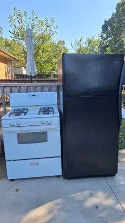 Refrigerator and Gas Stove