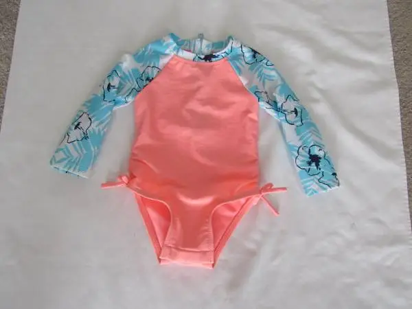 New Girls 12 Months Long Sleeve Swimwear