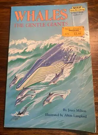 Whales: The Gentle Giants Step Into Reading Step 2 Paperback