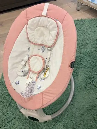 Gently Used Baby Swing + Rocking Chair