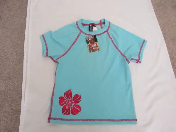 New Girls Youth 12/14 Sun Protection Sun Swim Shirt