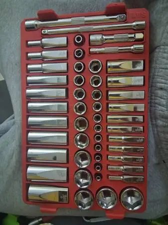 Milwaukee 50pc SAE socket set with packout tray