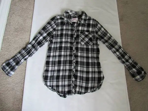 Girls Youth 10 Flannel Shirt