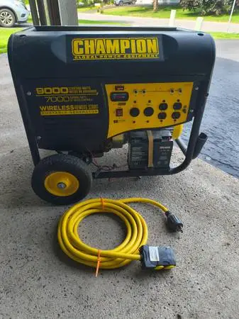 Champion 7000 att portable gas generator