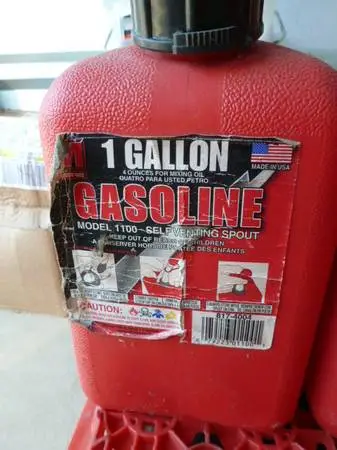 plastic gas cans